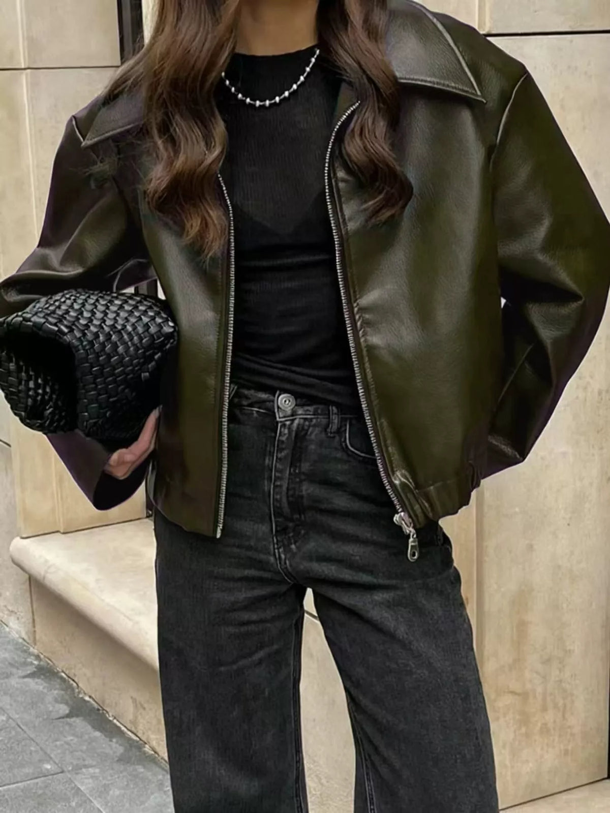 The Soho Faux Leather Jacket – image 13