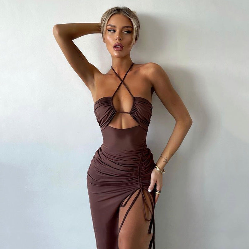 The Saint-Tropez Ruched Halter Maxi – image 7