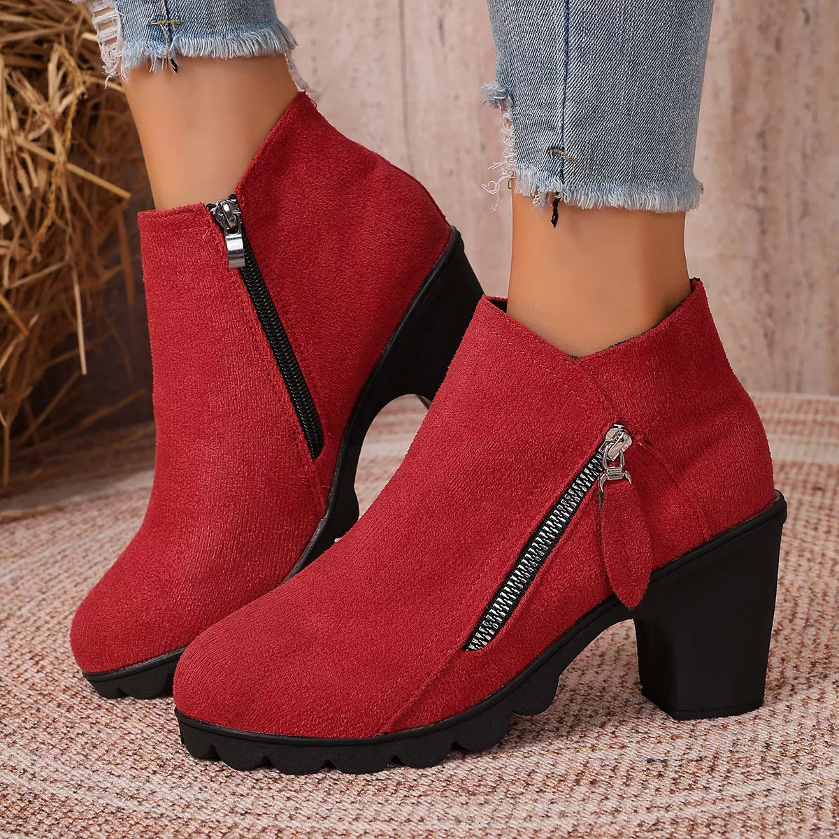 The Block Heel Ankle Boot – image 11