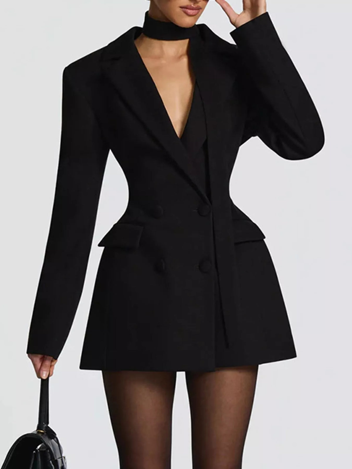 The Tailored Blazer Mini Dress – image 4