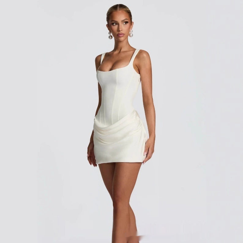 The Mocha Draped Corset Mini – image 2
