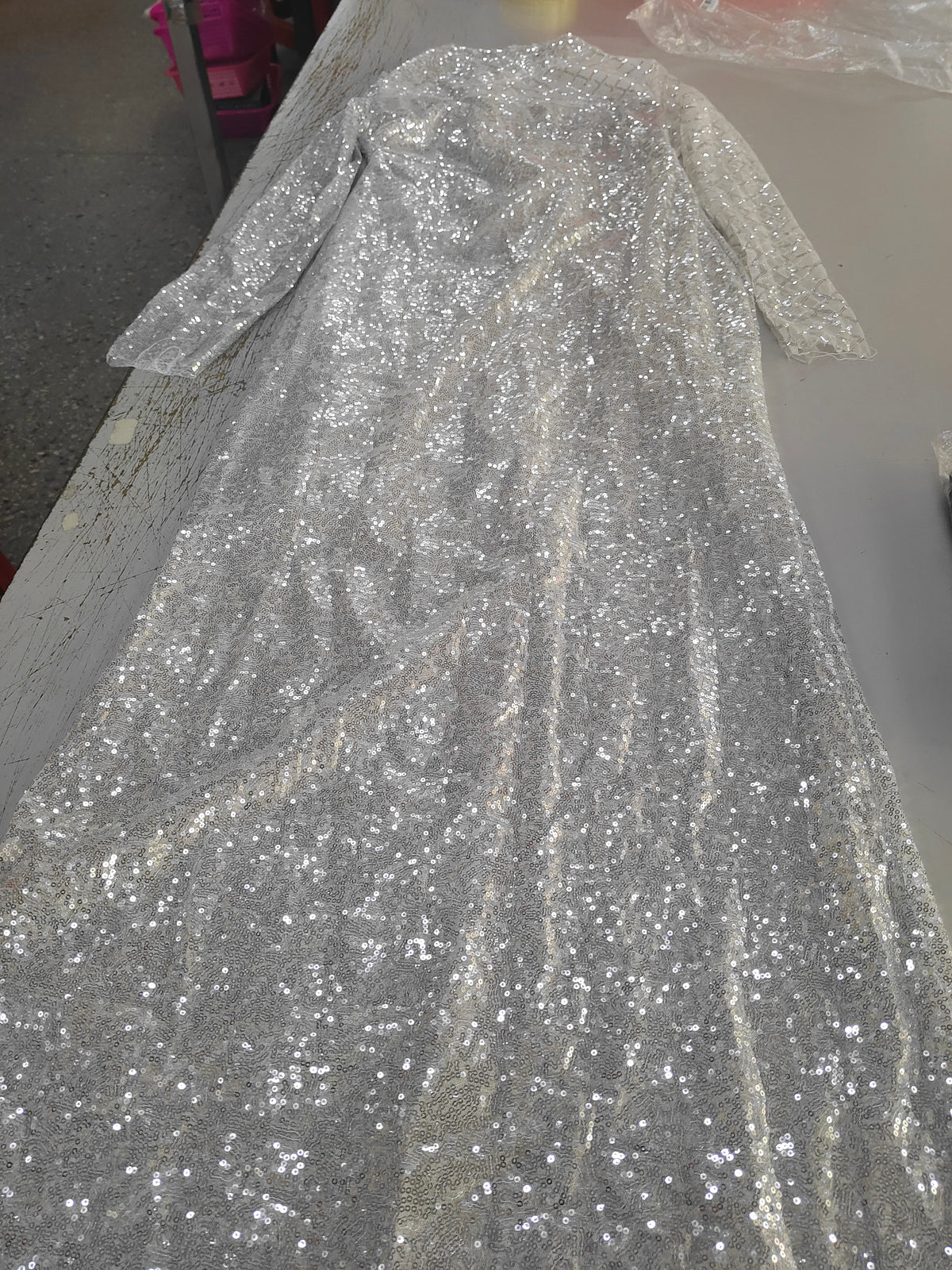 The Stardust Mesh Column Gown – image 4