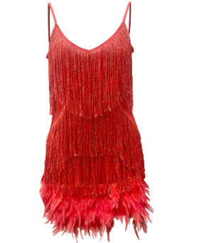The Showgirl Feather Sequin Mini – image 11