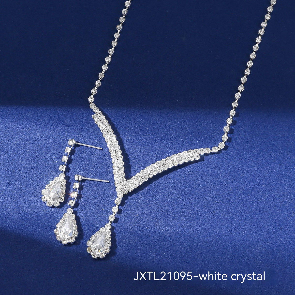 The Ruby Riviere Crystal Necklace Set – image 3