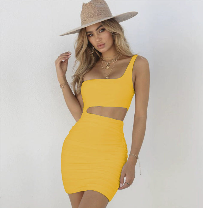 The Ibiza Cut-Out One-Shoulder Mini – image 12