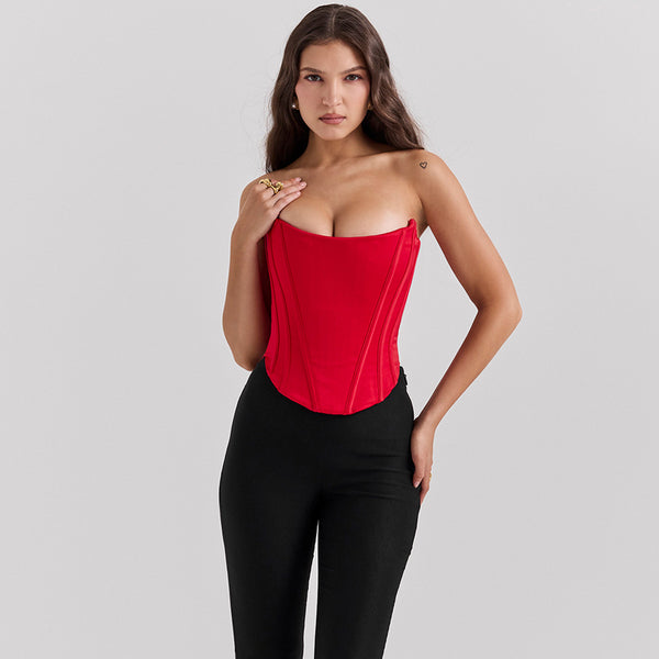 The Fishbone Tube Corset Top