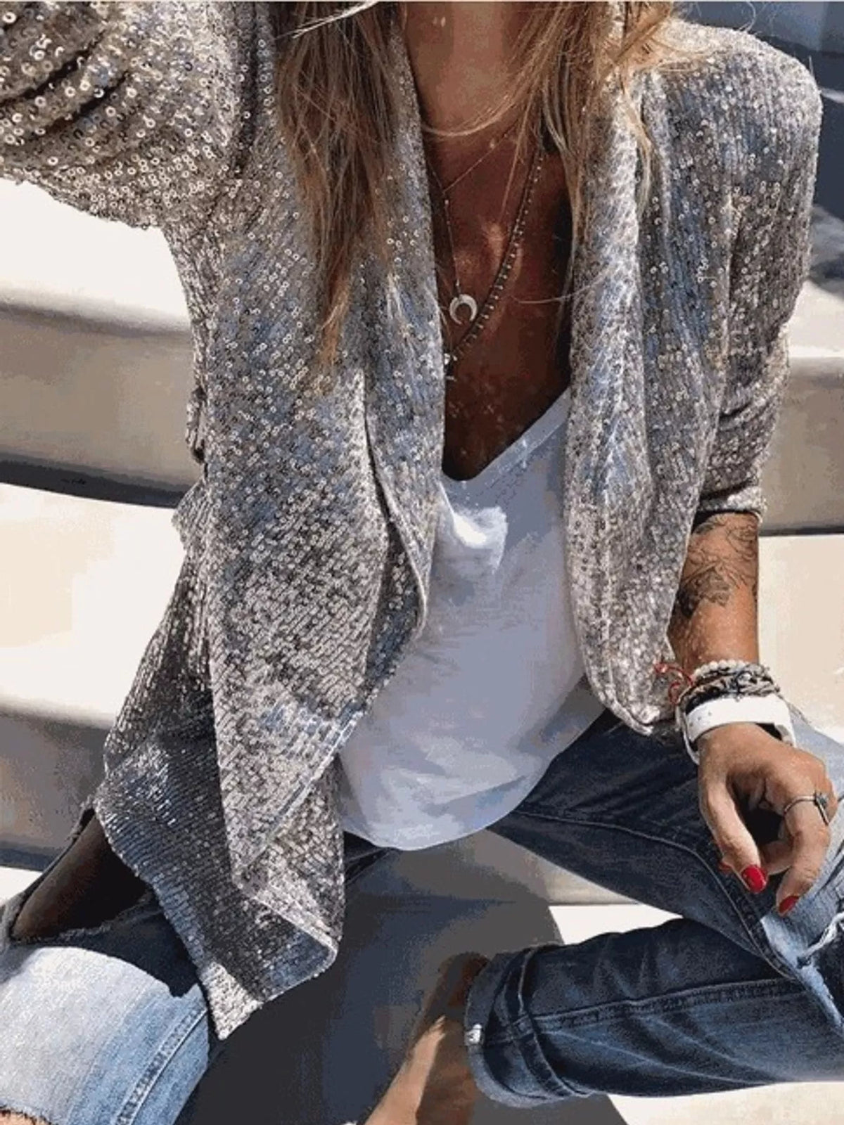 The Spotlight Sequin Blazer – image 2