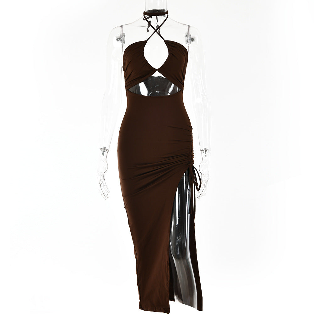 The Saint-Tropez Ruched Halter Maxi – image 4
