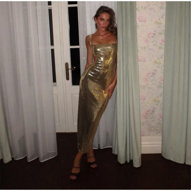 The Mercury Sequin Column Maxi – image 13