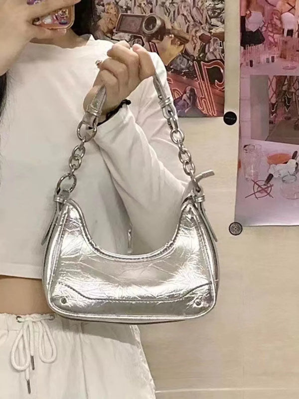 The Silver Chain Shoulder Bag