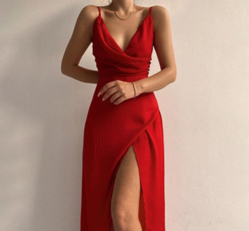 The Sage Satin Slit Slip – image 10