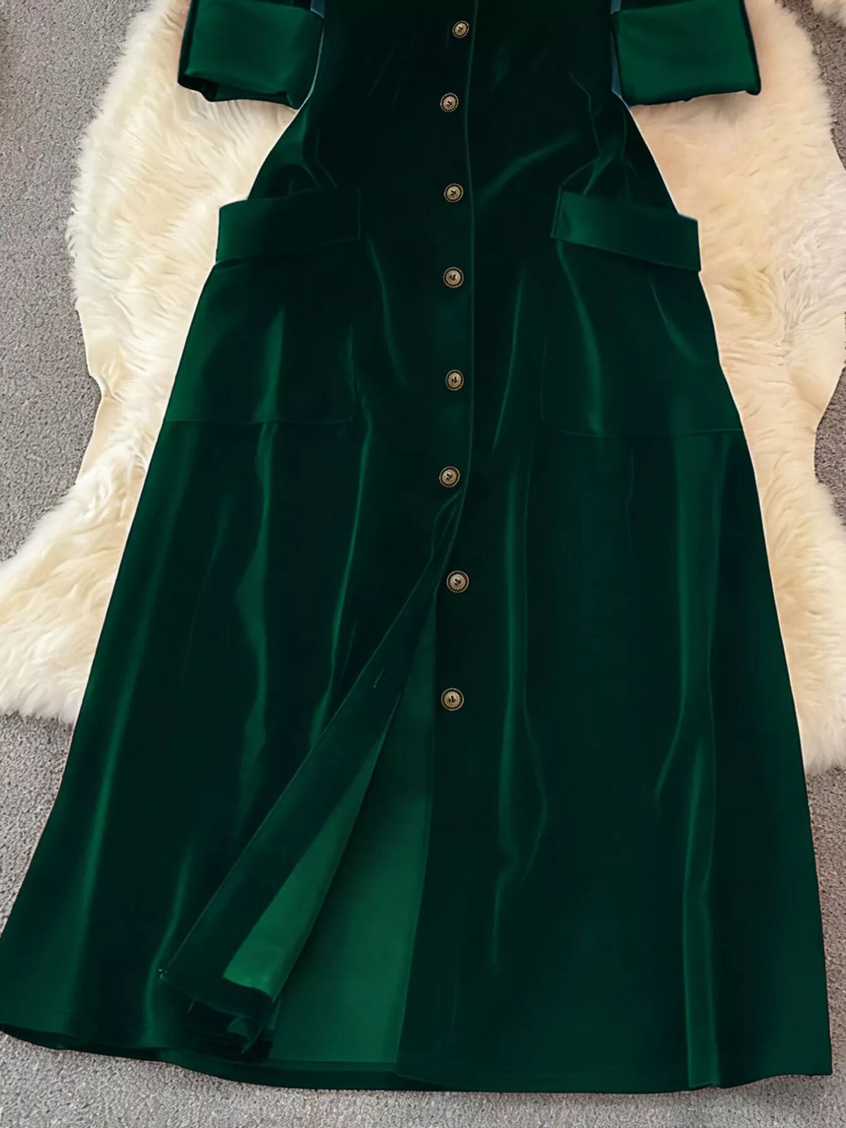 The Velvet Button-Down Midi – image 11