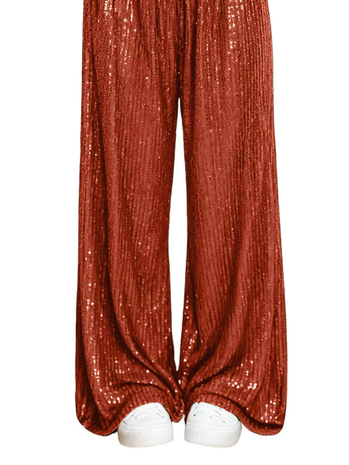 The Champagne Sequin Wide-Leg Pants – image 15