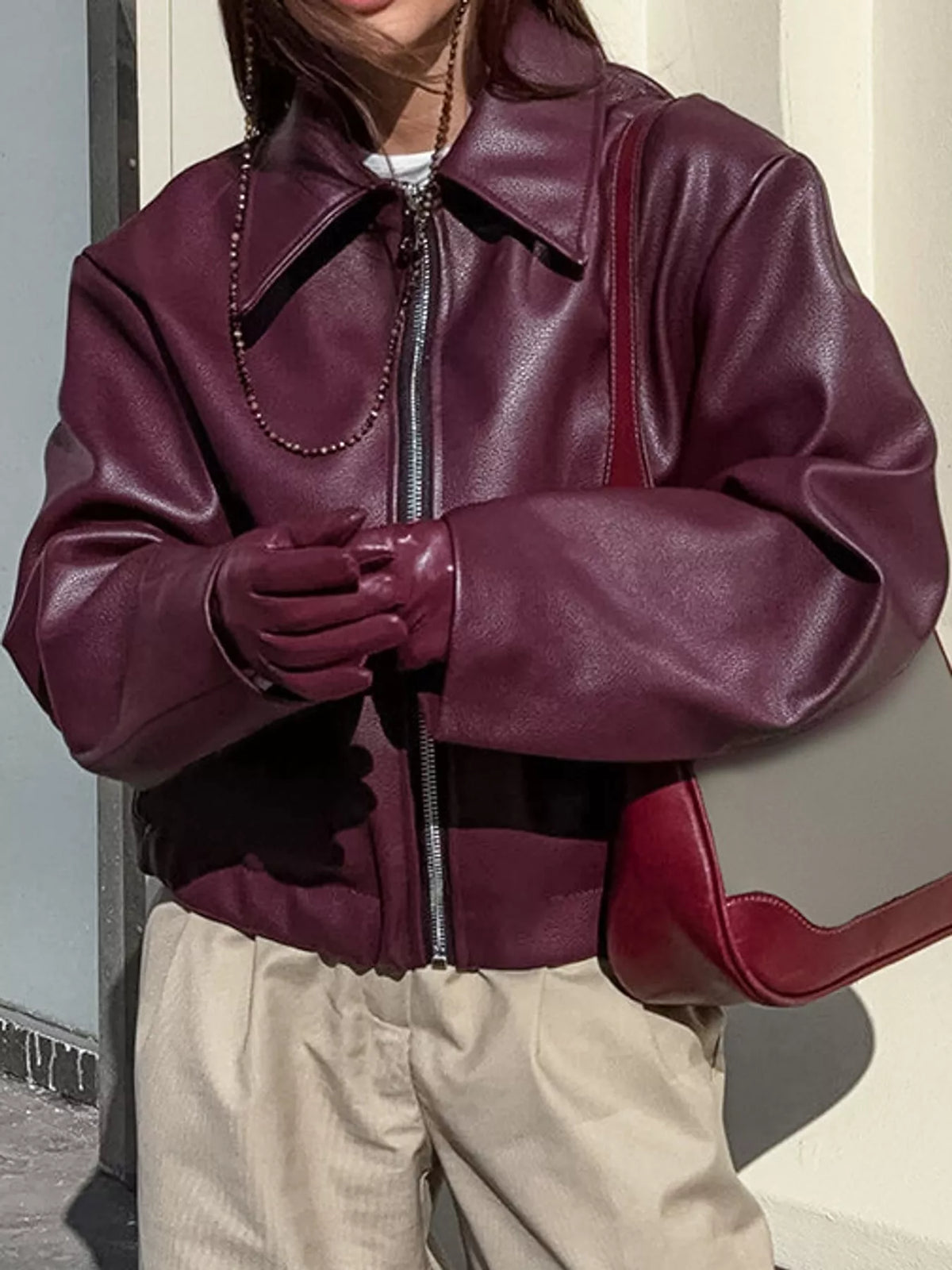 The Soho Faux Leather Jacket – image 3