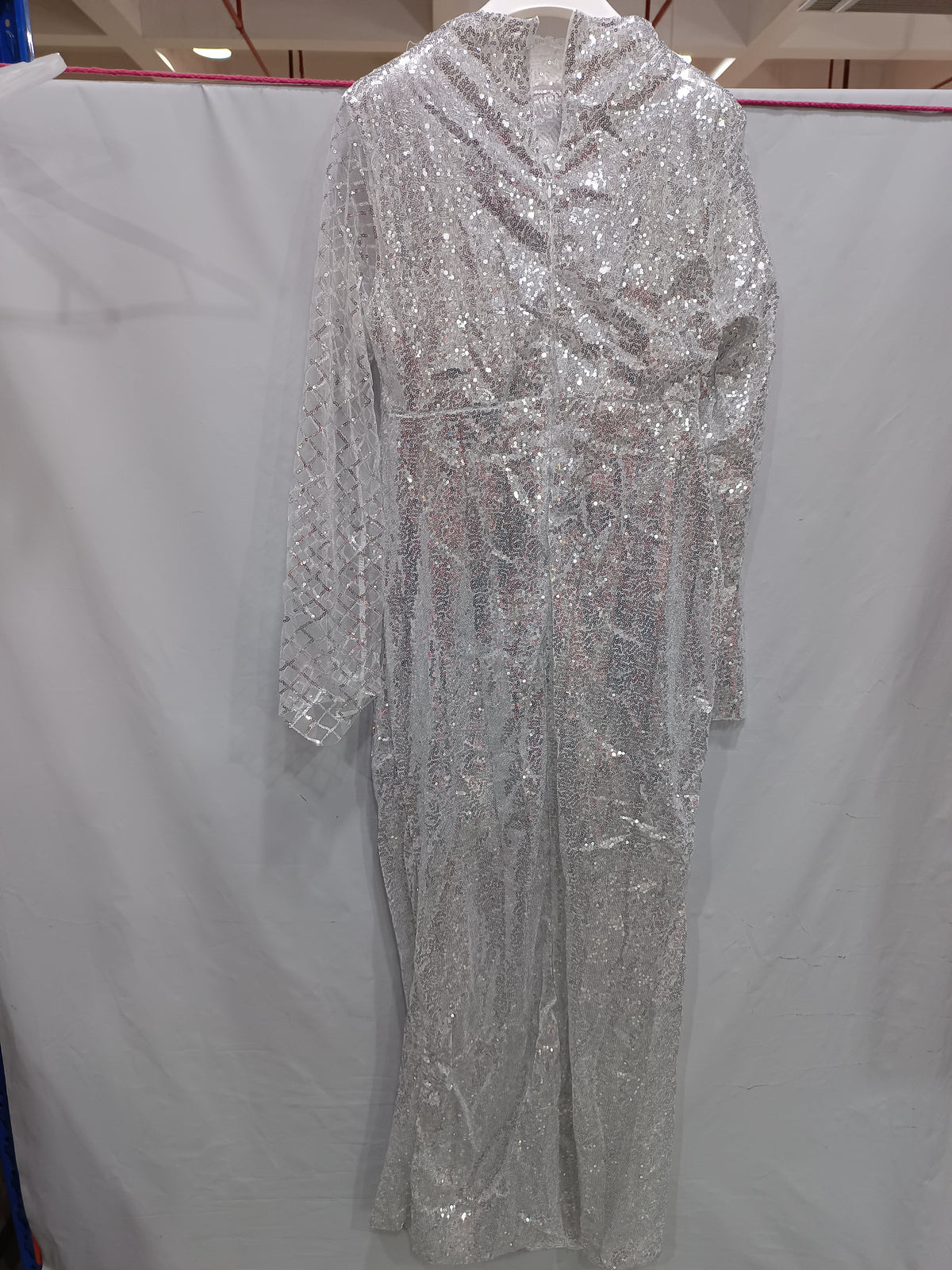 The Stardust Mesh Column Gown – image 5