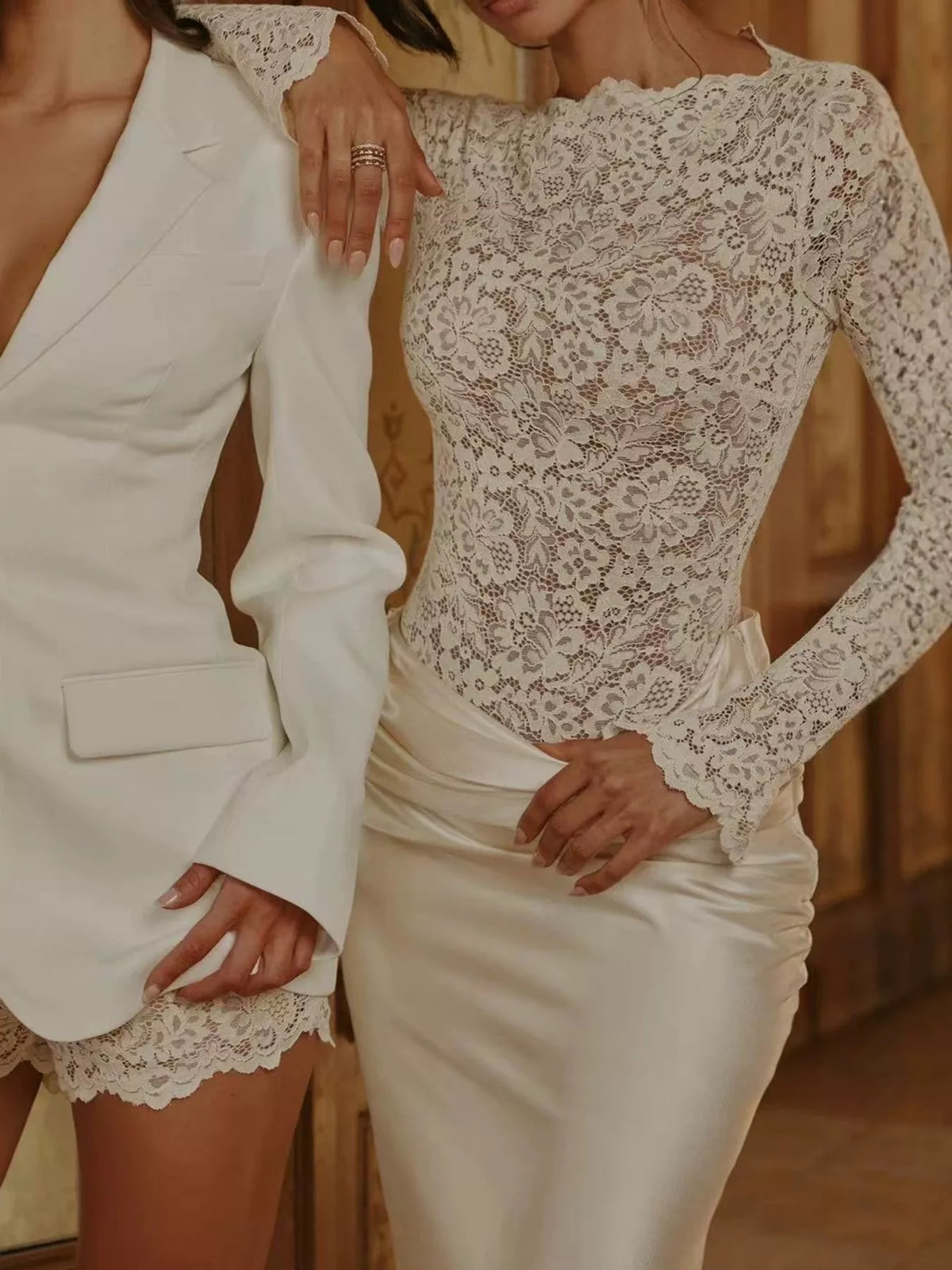 The Contessa Lace & Satin Maxi – image 11