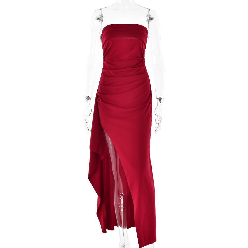 The Noir Strapless Split Maxi – image 12