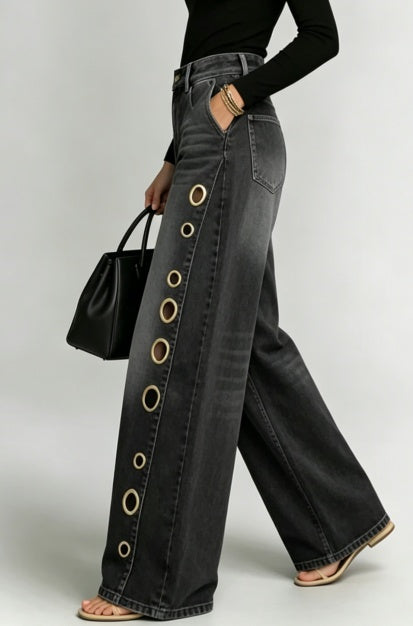The Grommet Wide-Leg Washed Jean – image 4