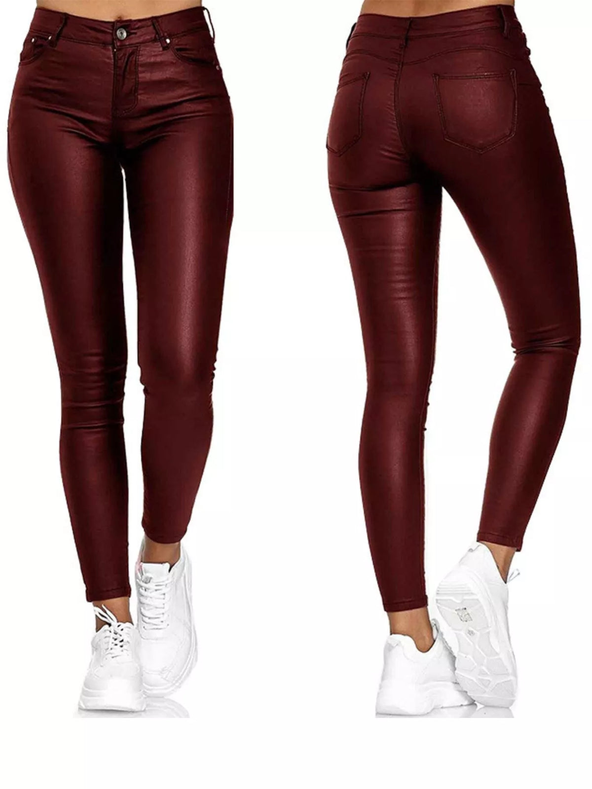 The Faux Leather Skinny Pants – image 3