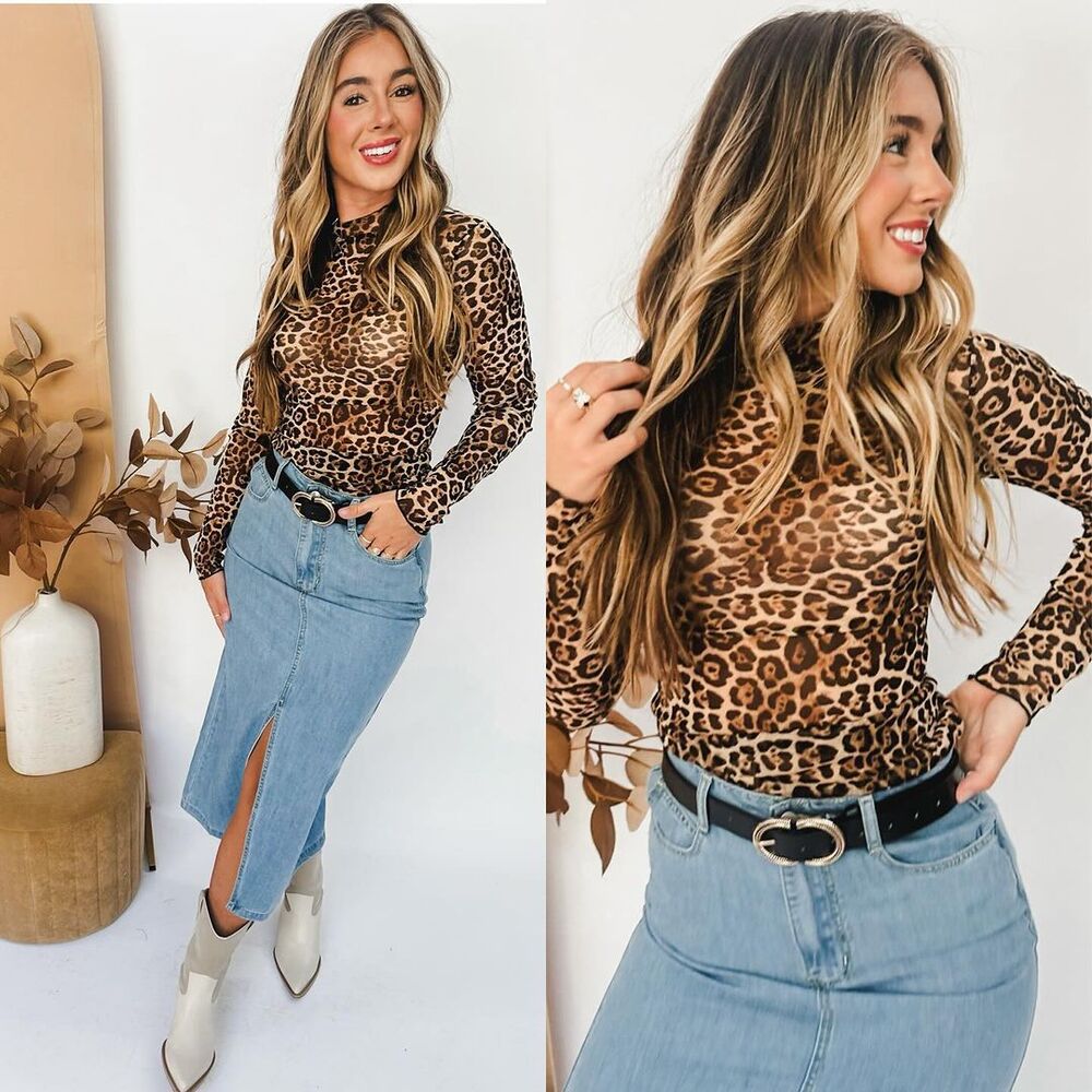 The Wildcat Leopard Mesh Top – image 6