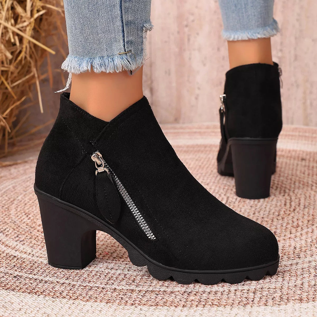 The Block Heel Ankle Boot – image 2