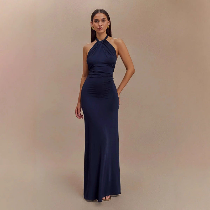 The Muse Open-Back Halter Maxi – image 10