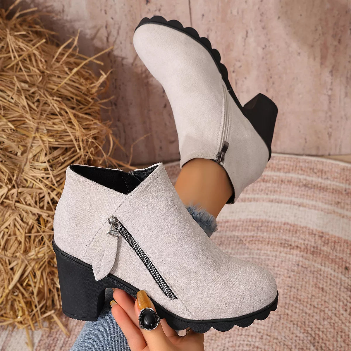 The Block Heel Ankle Boot – image 7