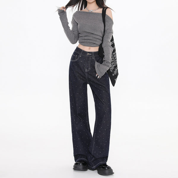 The Midnight Rhinestone Jeans
