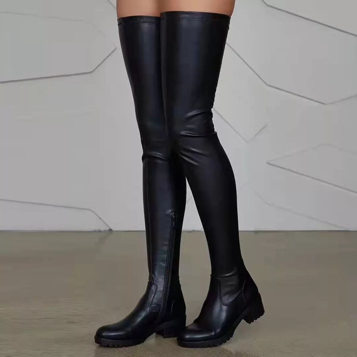 The Thigh-High Stretch Boot – image 1