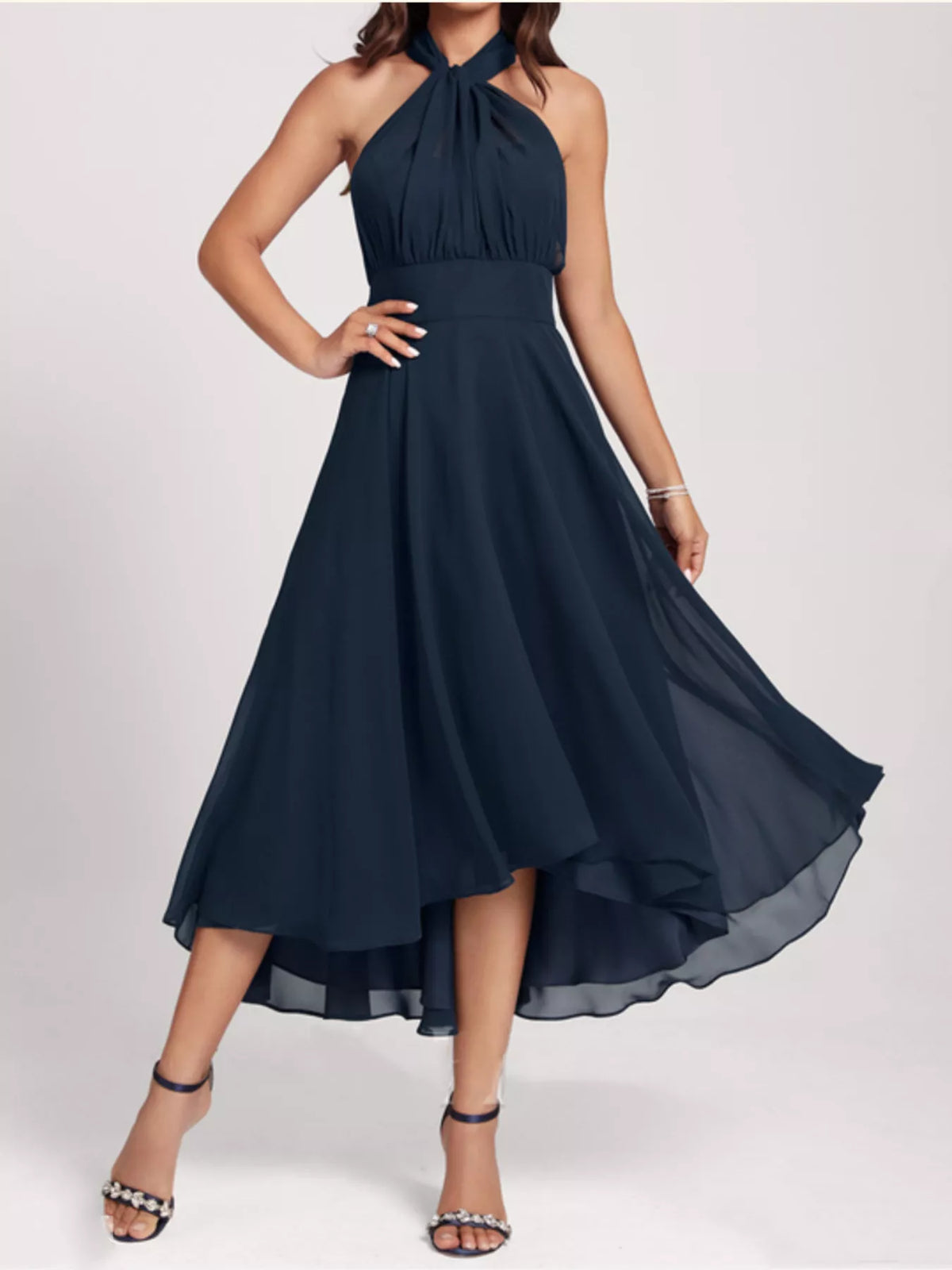 The One-Shoulder Chiffon Midi – image 2