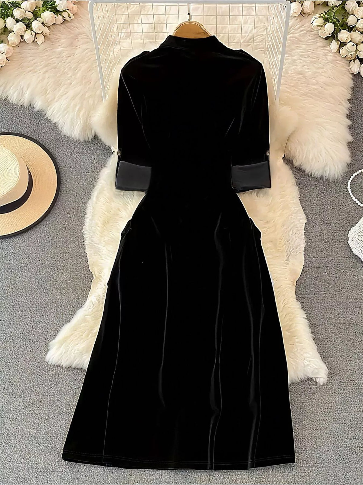 The Velvet Button-Down Midi – image 2