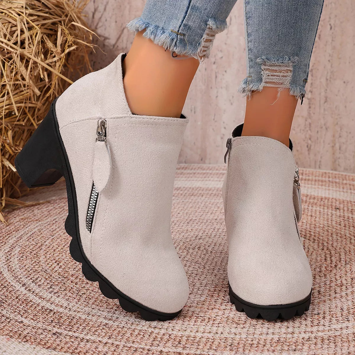 The Block Heel Ankle Boot – image 4
