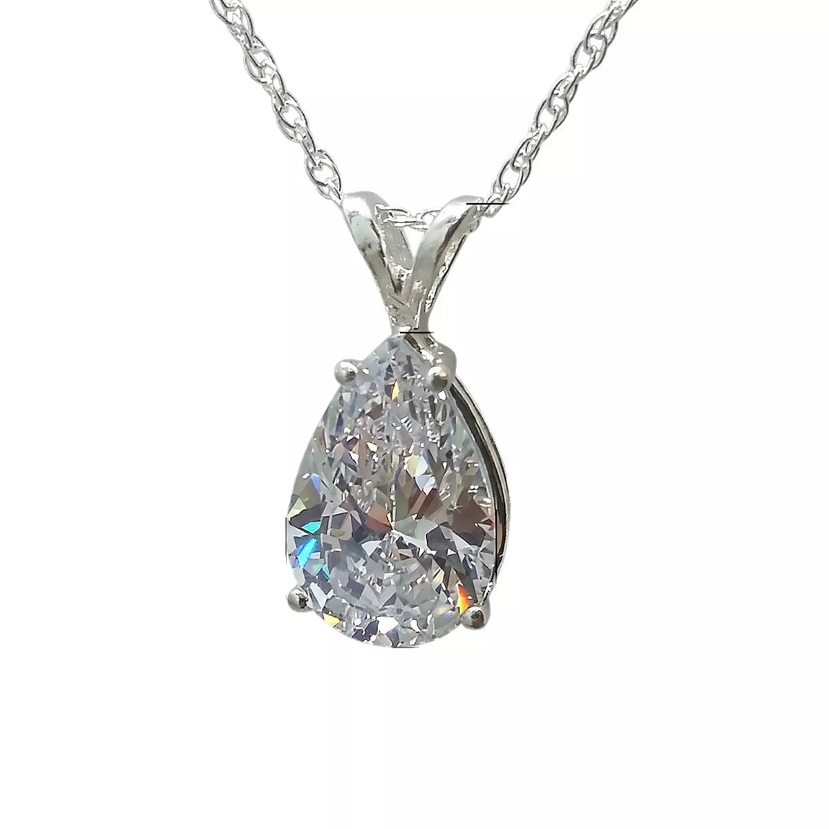 The Crystal Teardrop Necklace – image 6