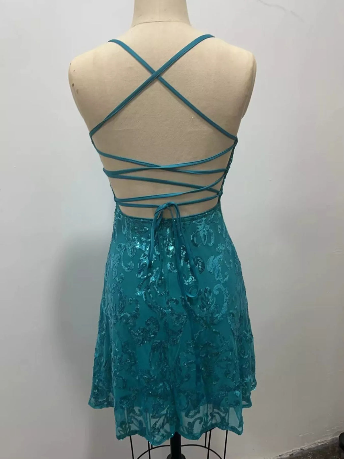 The Prism Square-Neck Sequin Mini – image 28