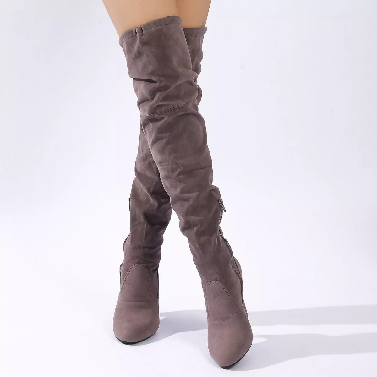 The Over-the-Knee Suede Boot – image 4