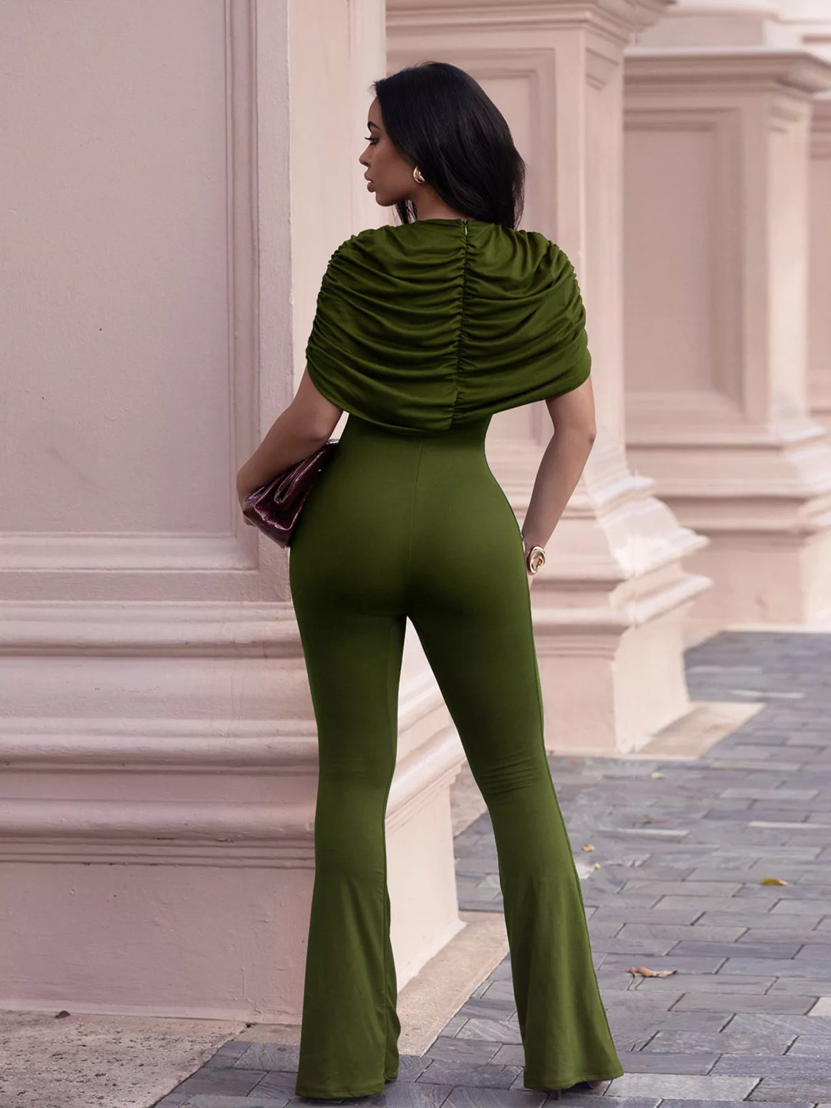 The Ruched Flare Jumpsuit – image 11