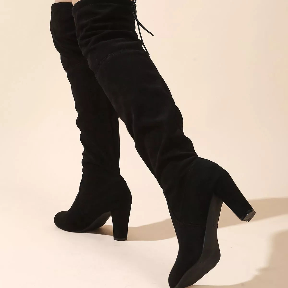 The Over-the-Knee Suede Boot – image 7