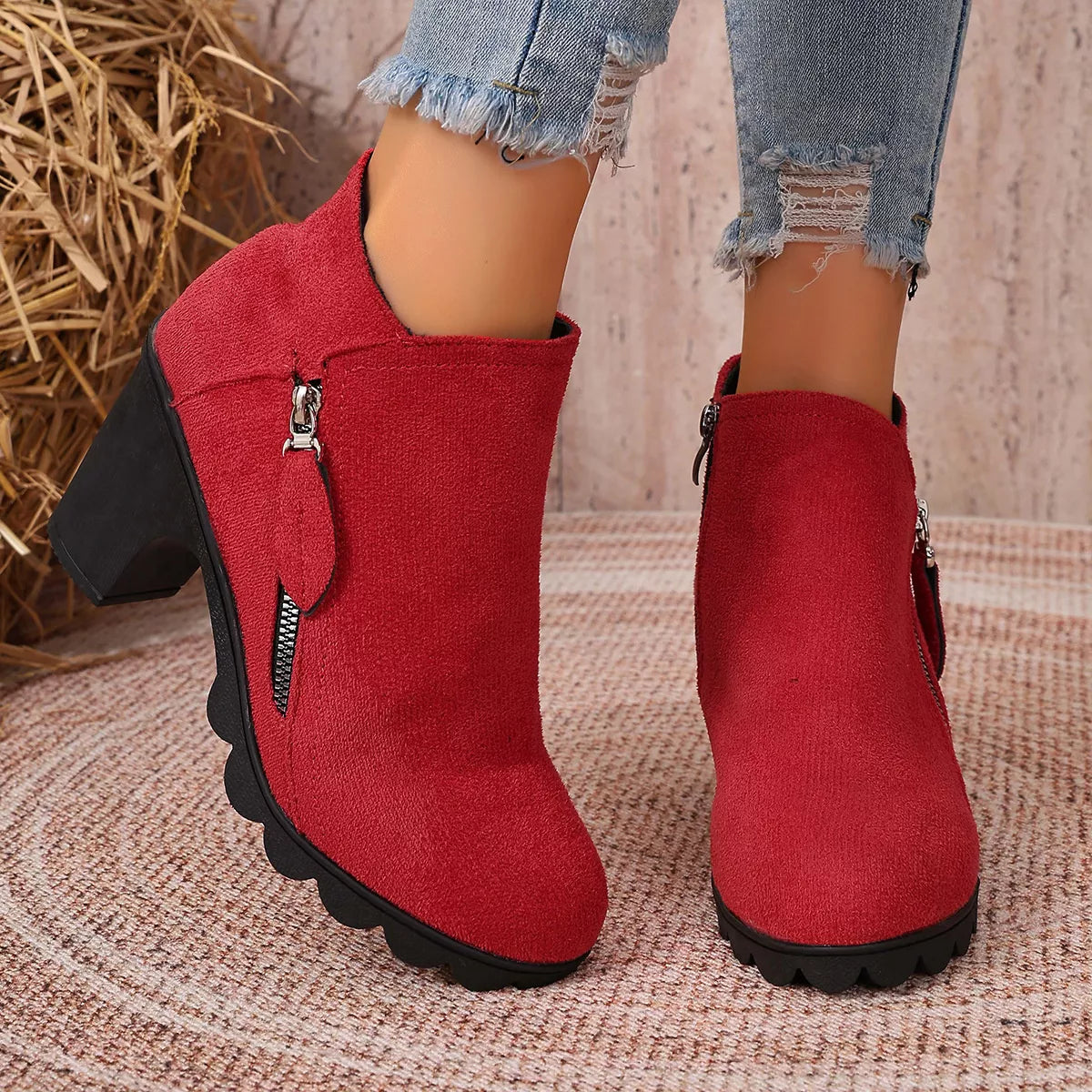 The Block Heel Ankle Boot – image 12