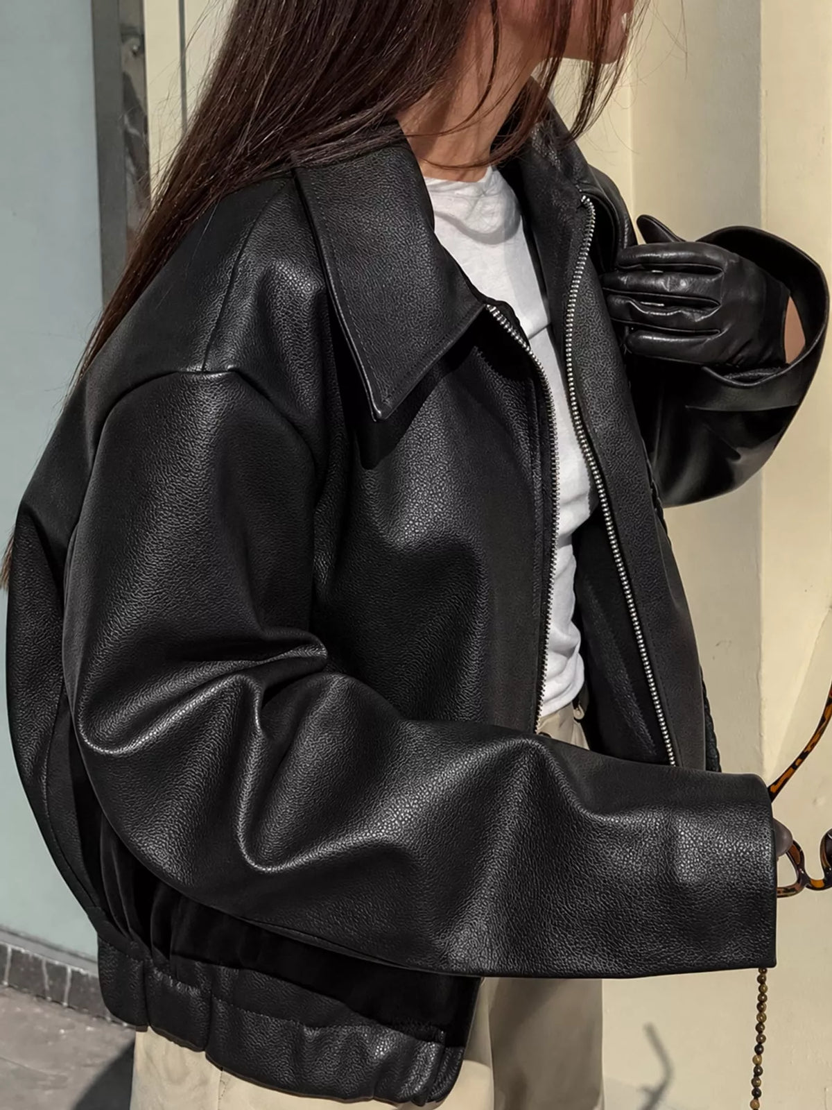 The Soho Faux Leather Jacket – image 11