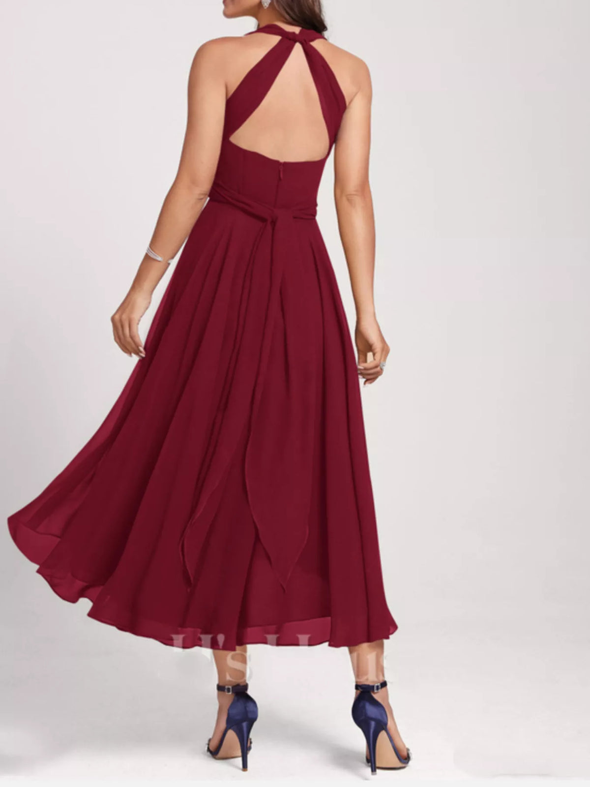 The One-Shoulder Chiffon Midi – image 12