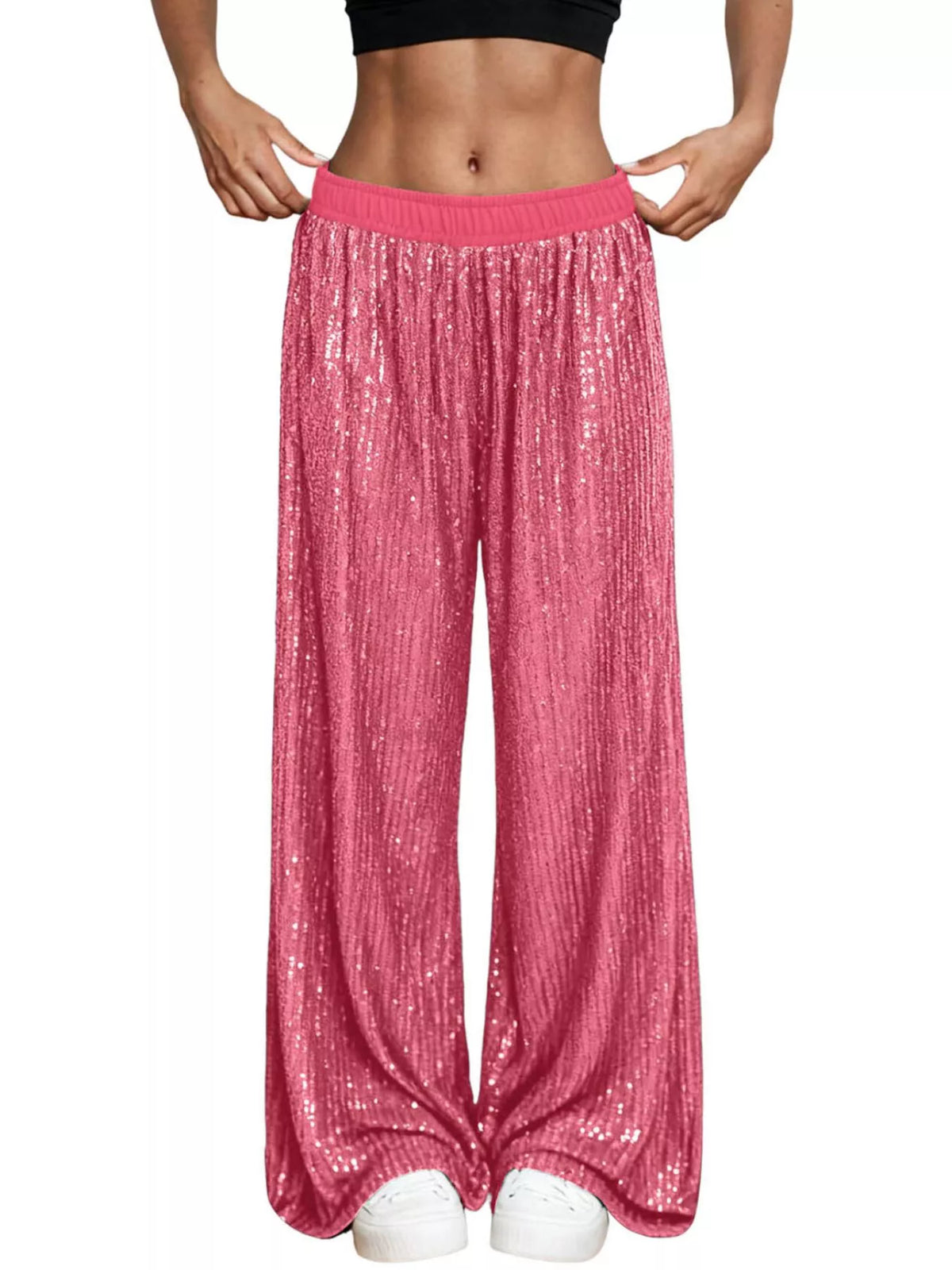 The Champagne Sequin Wide-Leg Pants – image 22