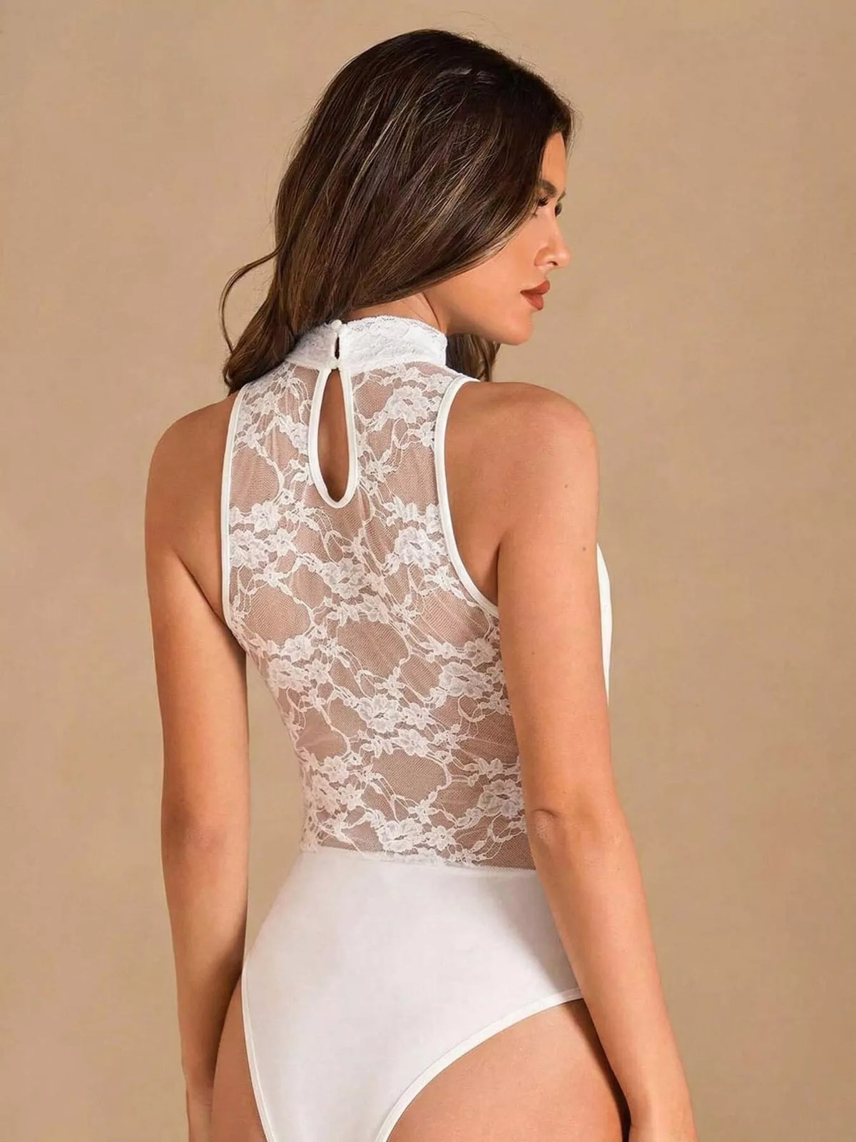 The Lace Halter Bodysuit – image 2