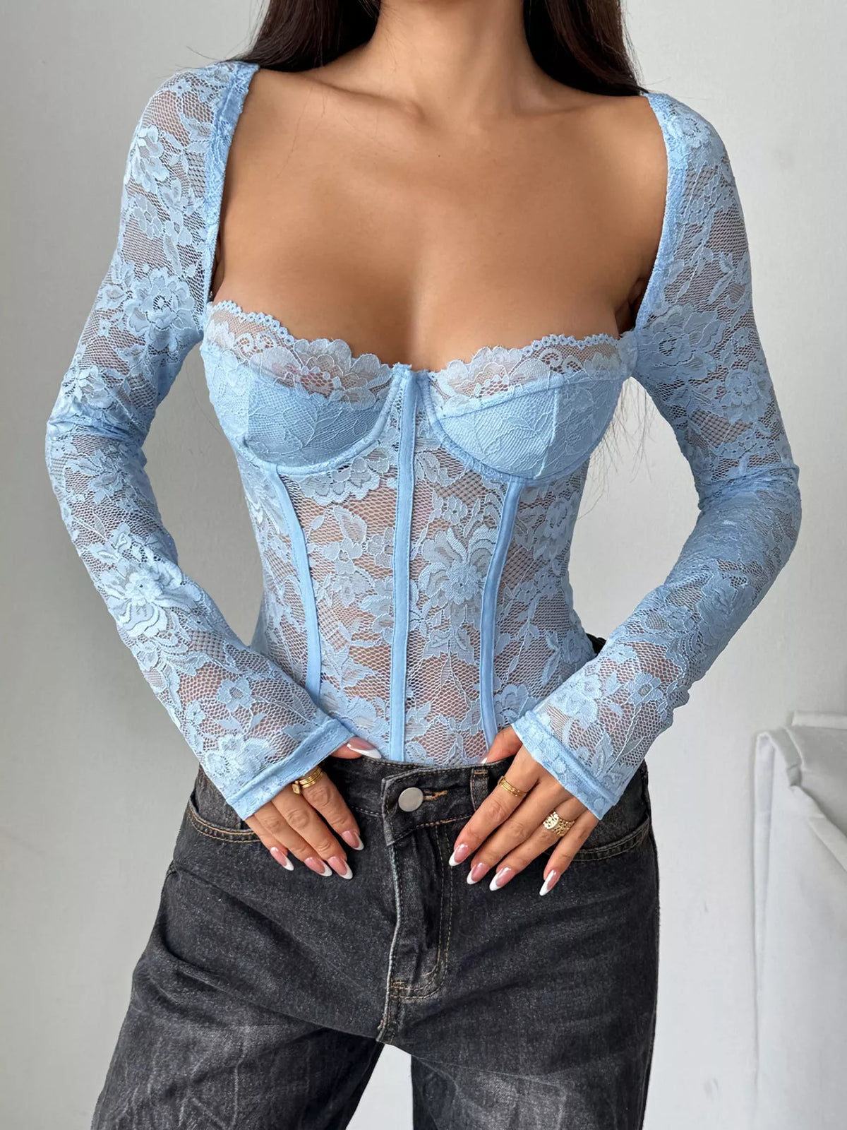 The Lace Corset Bodysuit – image 17