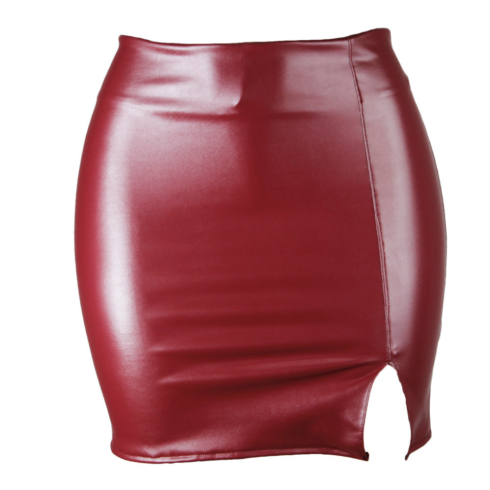 The Moto Zip Faux-Leather Mini Skirt – image 10