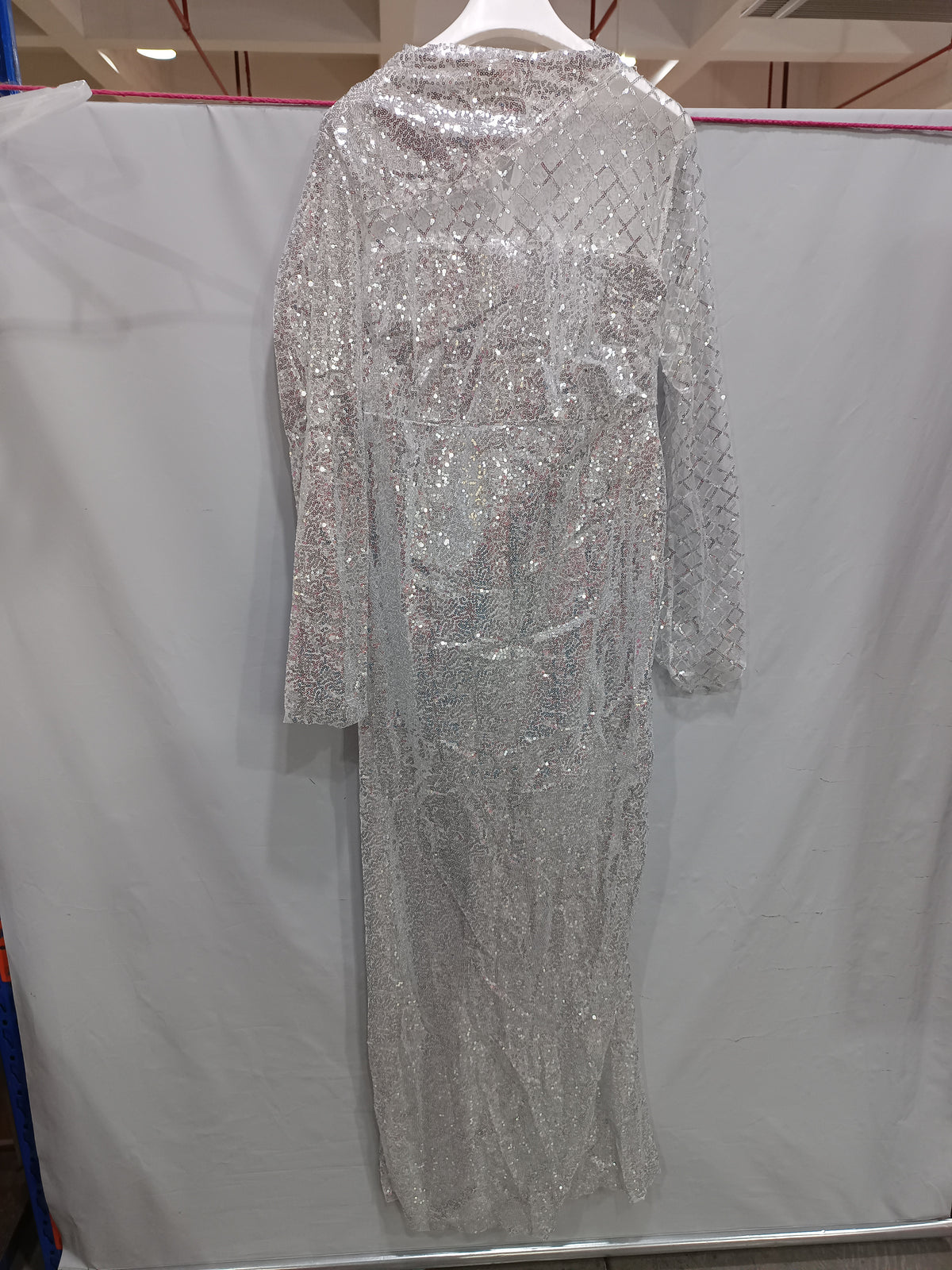 The Stardust Mesh Column Gown – image 7
