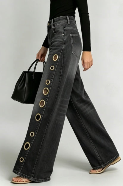 The Grommet Wide-Leg Washed Jean – image 2