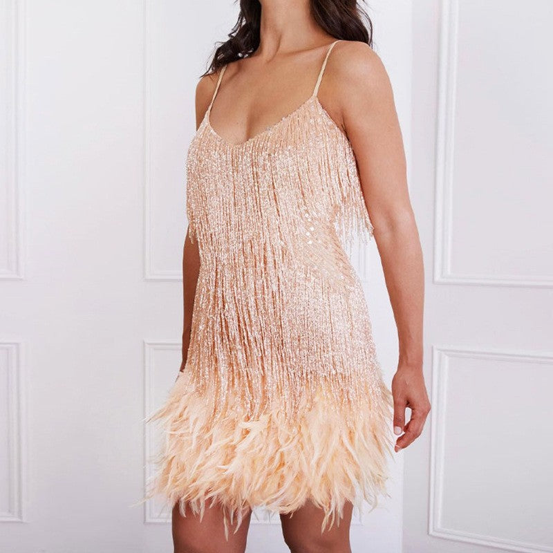 The Showgirl Feather Sequin Mini – image 2