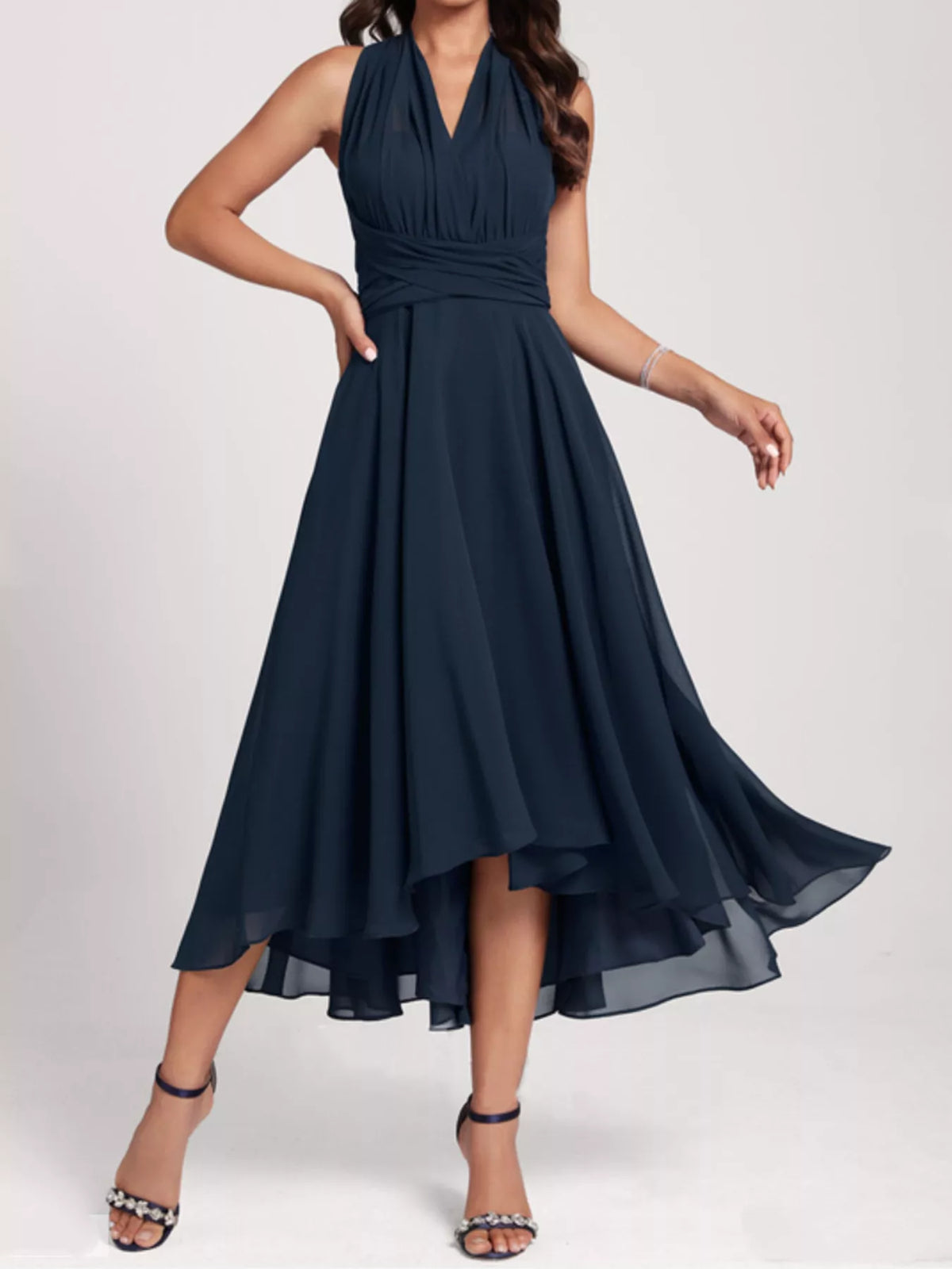 The One-Shoulder Chiffon Midi – image 5