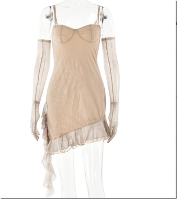 The Starlight Glitter Mesh Corset Mini – image 12