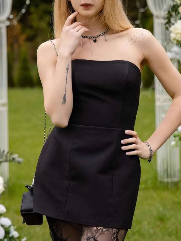 The Black Lace Skirt Set
